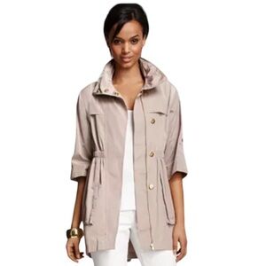 Ali Ro Light Tan Ali Ro Zip Front Anorak